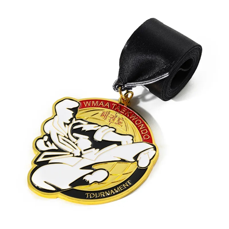 Race Finisher Awards Tournament Custom Personalized Taekwondo Medal for Itf Taekwondo