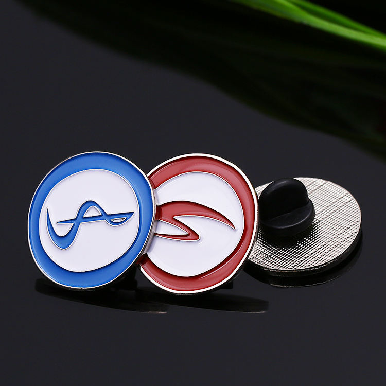 Promotional Gift Custom logo Metal Pin, Soft Enamel Badge
