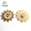 Jiabo Metal Oman National Anniversary Gold Enamel Magnetic Lapel Pin Badges