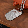 Custom 3d Embossed Silver Personalizada Zinc Alloy Metal Dragon Design Dog Tag