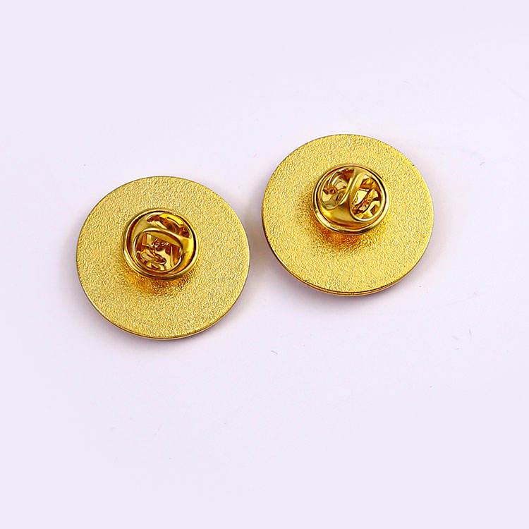 Promotion Custom Orange Epoxy Dome Coated Lapel Pin