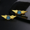 Free Sample Hot Sales Custom Enamel Fly Wing Metal Badge