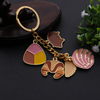 China Manufacturers Zinc Alloy Iron Metal Key Chain Custom logo Enamel Keychain