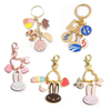Custom Jiabo 2022 Metal Ring Promotional Keychain With logo