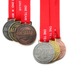 Custom Metal 6 Colors Gold Silver Copper Bronze Gun Black Silver Antique Copper Plated Medals
