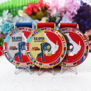 Custom Metal Gold Silver Brass Crafting Judo Souvenir Medals of Judo