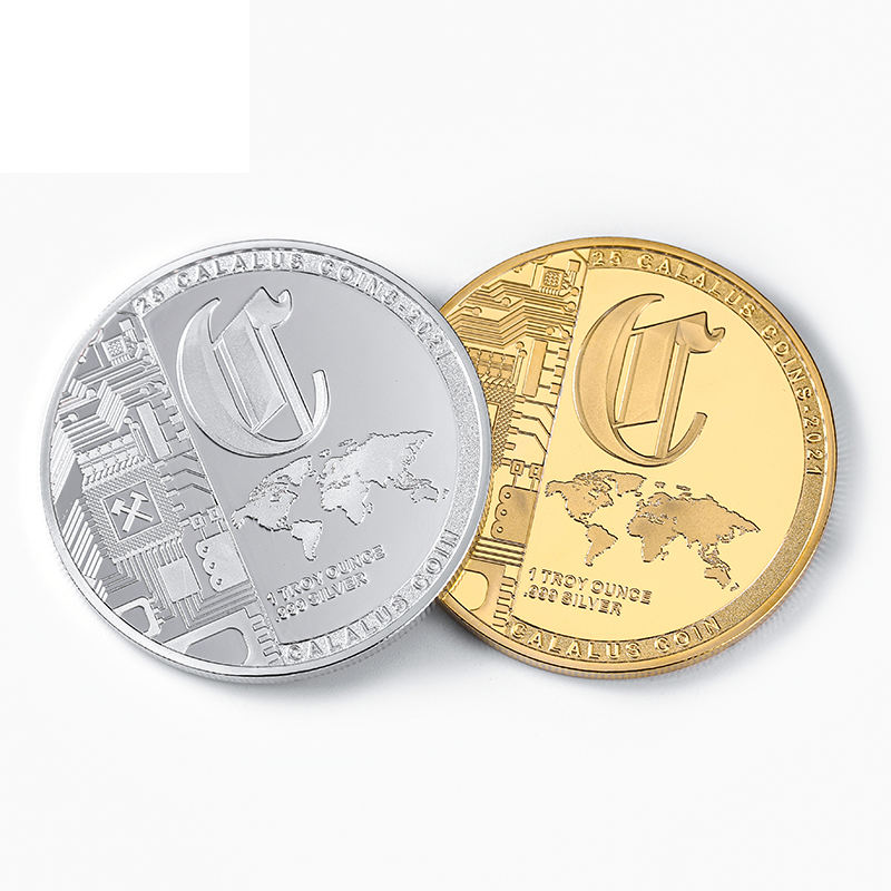 Manufacture Gold Metal Souvenir Coins Custom Gold Challenge Coin