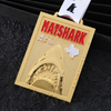 Wholesale 3d Embossed Shark Design Custom Competition Jiu Jitsu Gold Medal