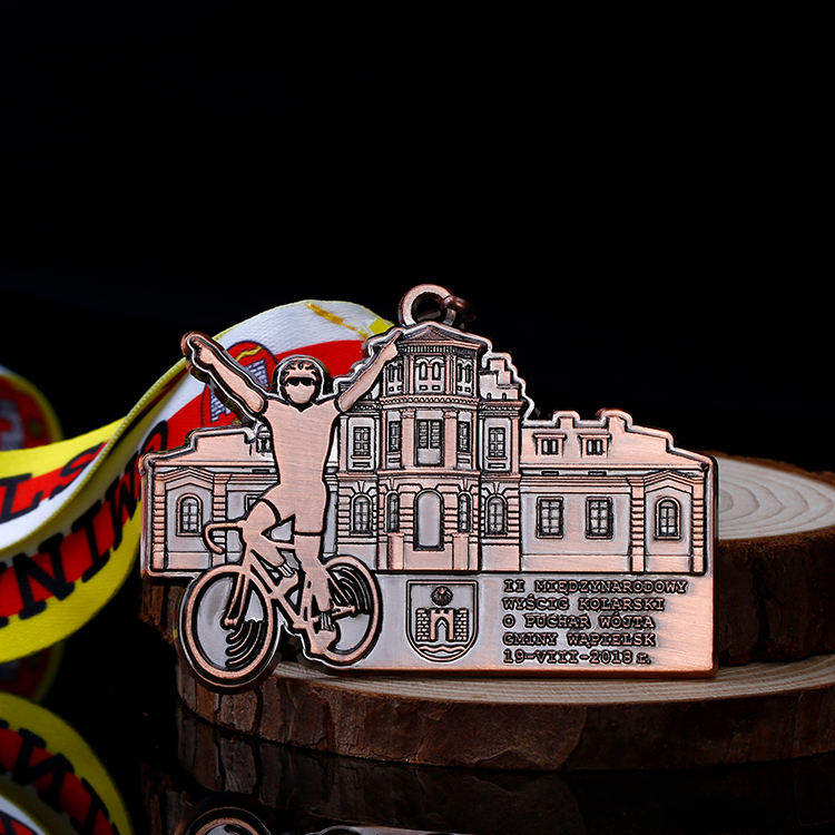 Custom Metal Mountain Bike Race Cycle Sports Medal