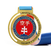 OEM Medal Factory Custom Karate Sports Medals Zinc Alloy Taekwondo Karate Jeet Kune Do 360 Spinning Rotating Cast Medals