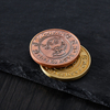 Custom Small Size 2cm Diameter Die Casting Gold Silver Copper Blank Coins for Engraving