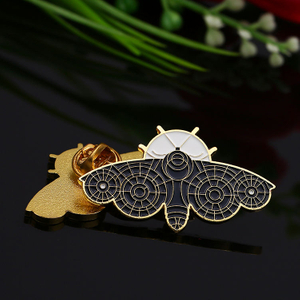 Manufacture Wholesale Custom Pin Enamel butterfly Lapel Pins