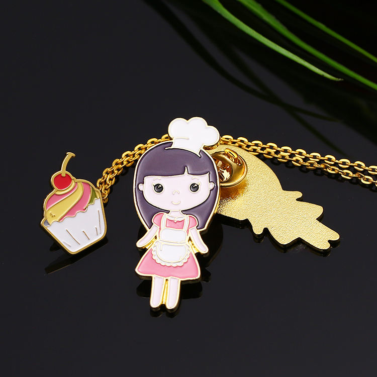 High Quality Metal Soft Enamel Small Brass Top Quality Badges