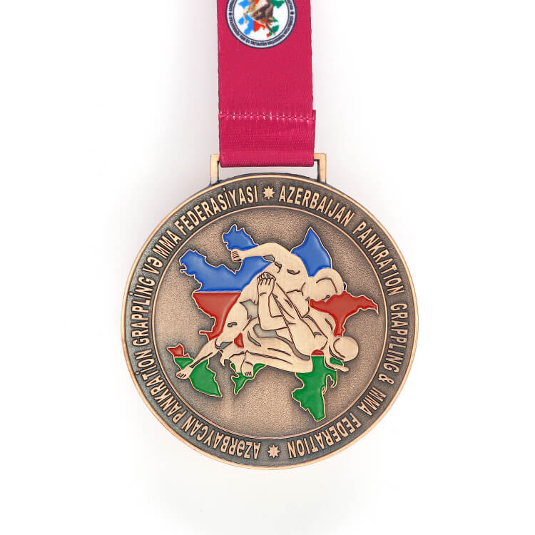 Custom Made 3d Taekwondo Challenge Award Metal Medal
