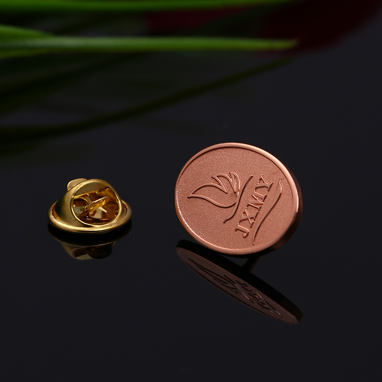Simple Custom Gold Mini Peace Dove Badge