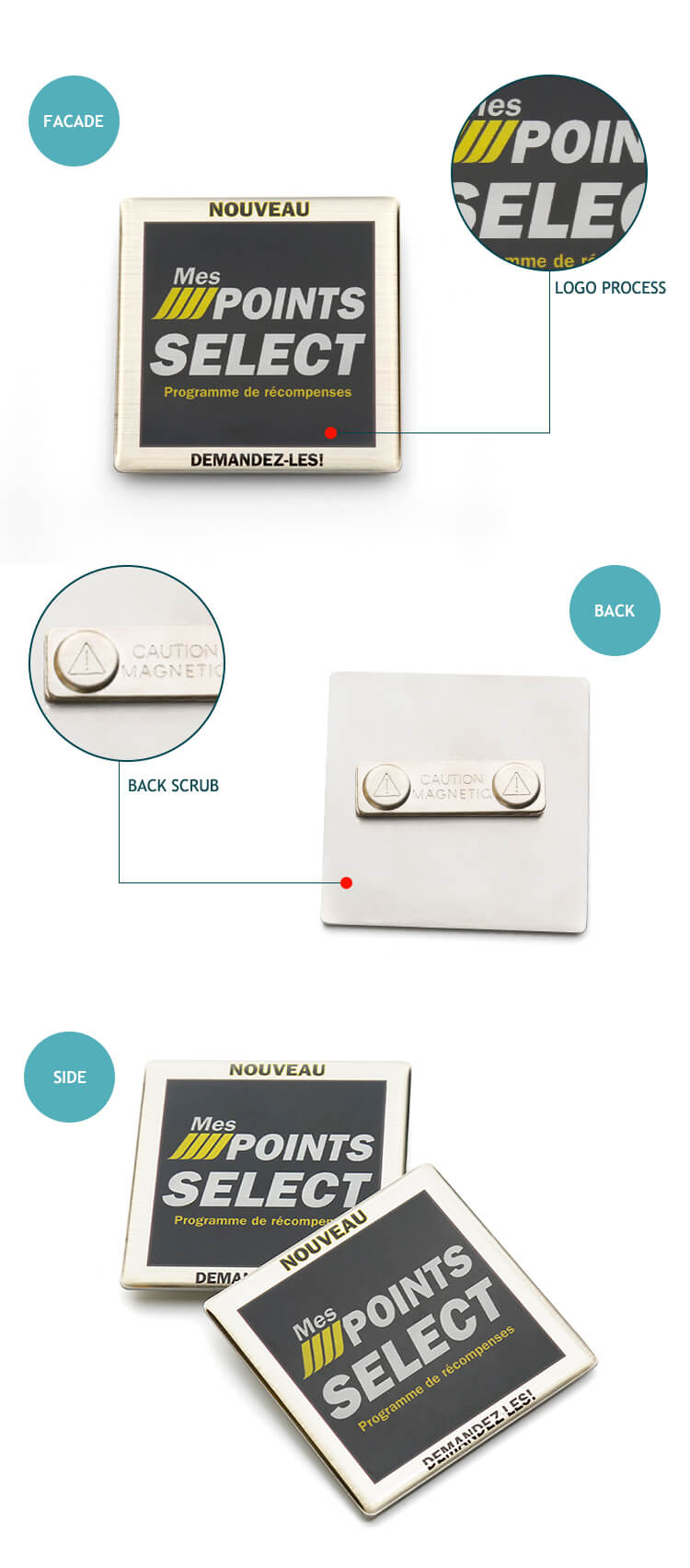 Customized Made Hard Enamel Printing Logos Lapel Pins