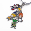 Round Animal Metal Enamel Anime Pin Badges Keychain Gift sublimation Badge