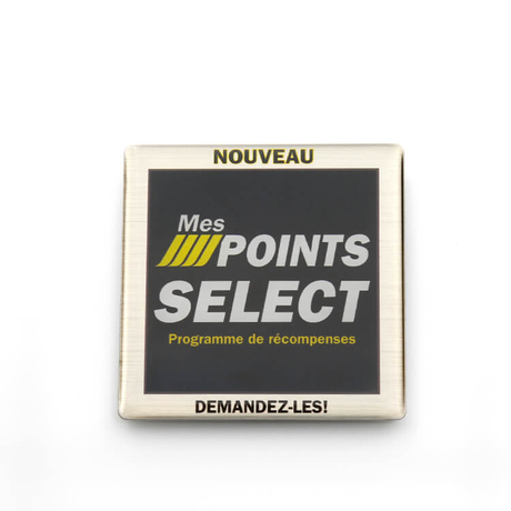 Promotional Cheap Custom Printing Metal Magnet Name Badge