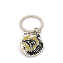 Customized Different Keyrings Hard Enamel Metal Keychain with 3cm Rings