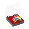 High Quality Sweden And Indonesia National Flag Custom Metal Pin Badge