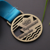 Creative Design in Brass Large Custom Medallion Challenge Carnaval Medal