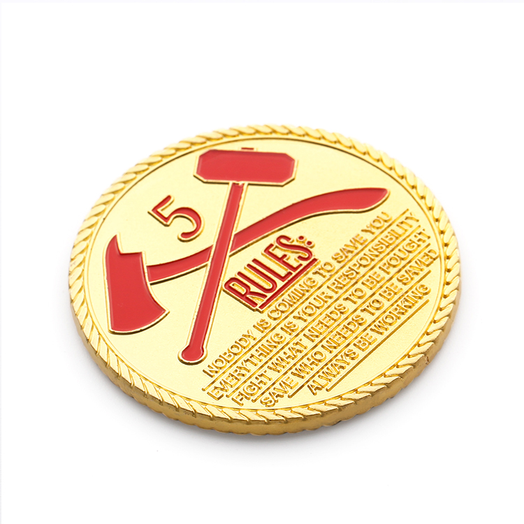 Custom Metal Coins of High Quality America 3d Gold Challenge Craft Blank Sublimation Coin