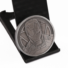 Marvel Iron Man Antique Bronze Plating Decorative Copper Coins Black Coin