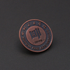 English School Alloy Brass Logo Magnetic Name Badges Emblem Badge