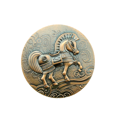 Antique Bronze Plating Brass Eagle Zinc Alloy Values Coin Games