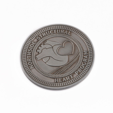 Black Decorative Copper Coins Antique Bronze Plating Brass Eagle Coin 