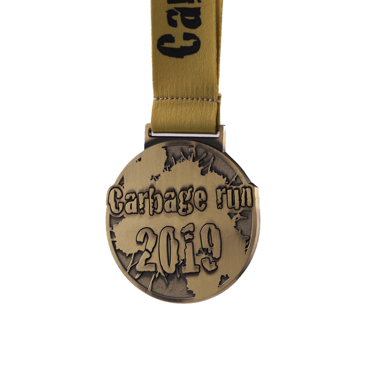 Embossed Metal Award Puzzle Chain Competition Medallion