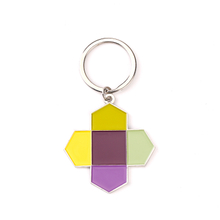 Customized Shape Soft Enamel Souvenir Keychain Different Colors Filled Logo