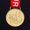Custom Design Gold Plating Judo Metal Medal