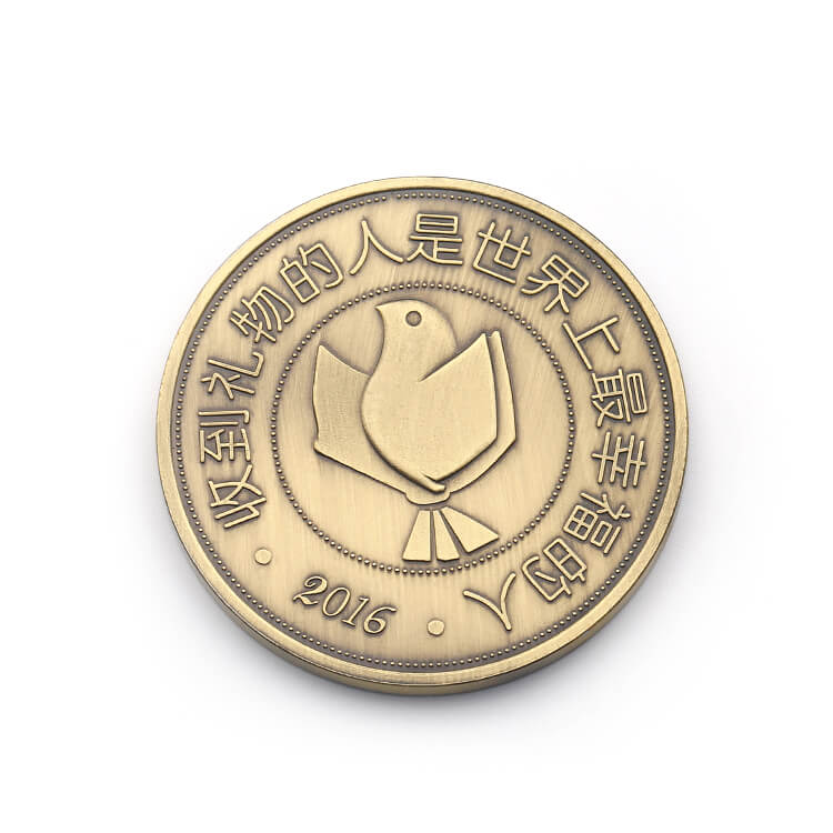 Peace Dove Copper Commemorative Coin