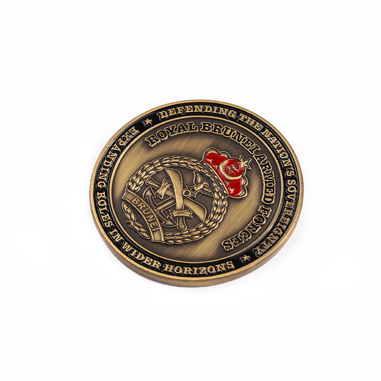 Army 2019 Keychain Brass Challenge Metal Antique Bronze Plating Coin