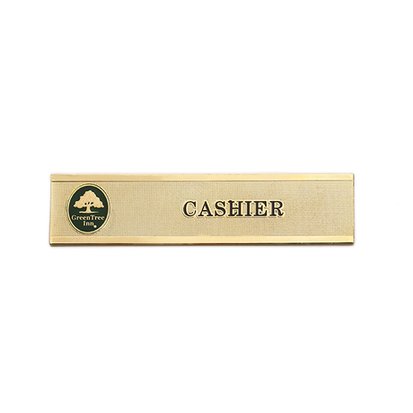 Name Tag Blank Professional Fancy Badge