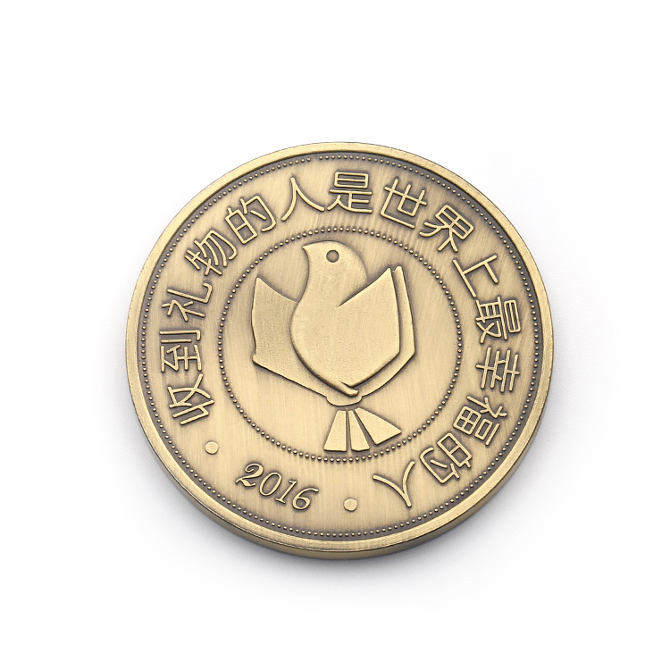 Animal Engraved Coin China Silver Chinese Luck Angel Coins