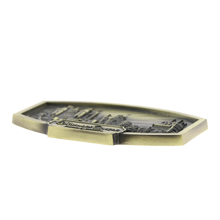 Custom 3d Building Zinc Alloy Metal Souvenir Fridge Magnet