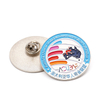 Flag Circular Metal Round Magnet Aluminum Pin Emblem Logo Badge