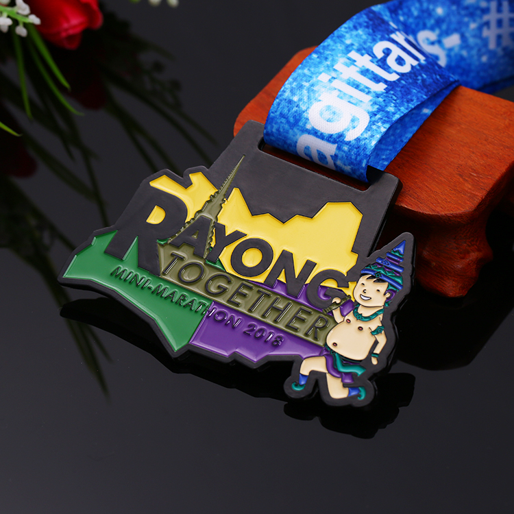 Thailand Custom Cute Blank Mini Marathon Medal