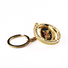Wholesale Key Rings with Numbers Custom Logo Beauty Key Ring Gold 