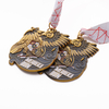 Medals of Honor Quotes 1st 2st 3st Sport Customized Running Make Metal Medal